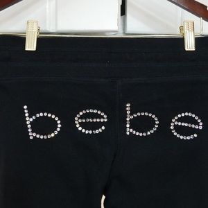 Bebe black women's pants